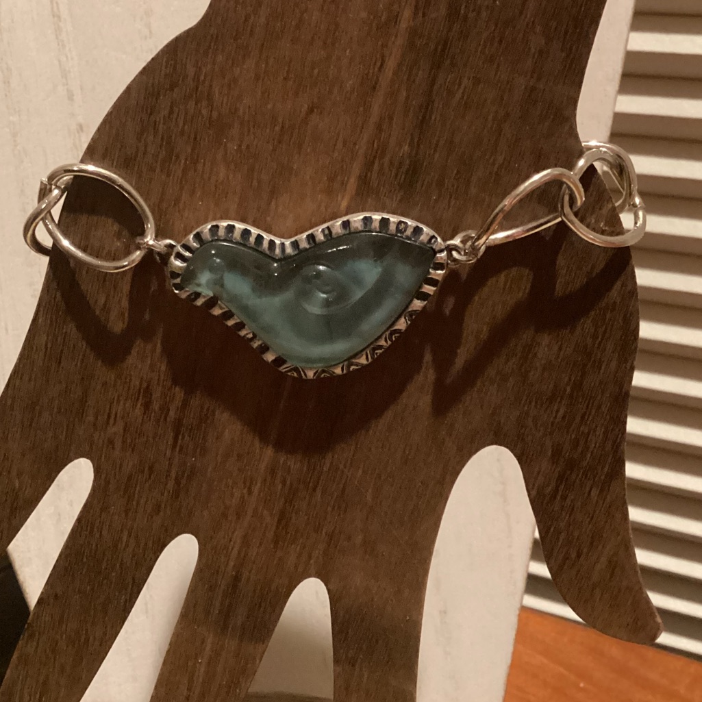 Glass Focal Bracelet
